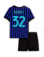 Otroške Nogometnih dresov Inter Milan Federico Dimarco #32 Domači 2025-26 Kratki rokavi (+ hlače)